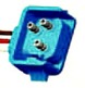 Grote 3-wire male right angle pigtail plug