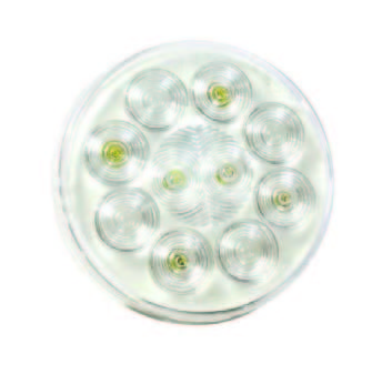 4 inch round clear LED utility lamp