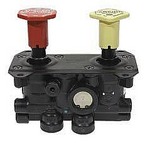 MV-3 valve for control of parking and trailer air supply