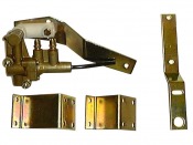 Universal height control valve with brackets for different installations