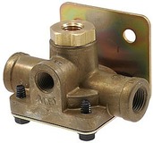 Combined quick release and two way check valve